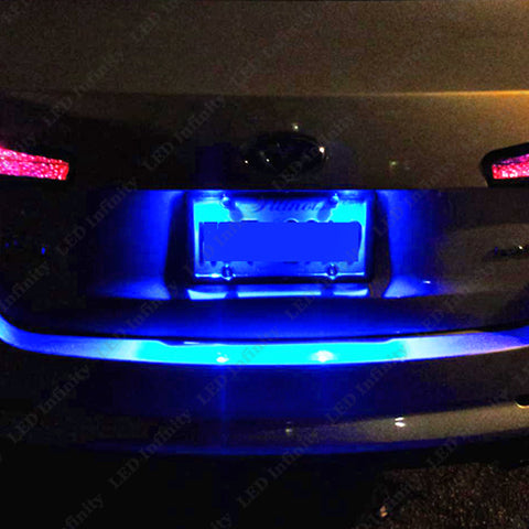 2x New Blue 36mm 6148 6486X 6418 Error Free 3-SMD LED Bulbs License Plate Light