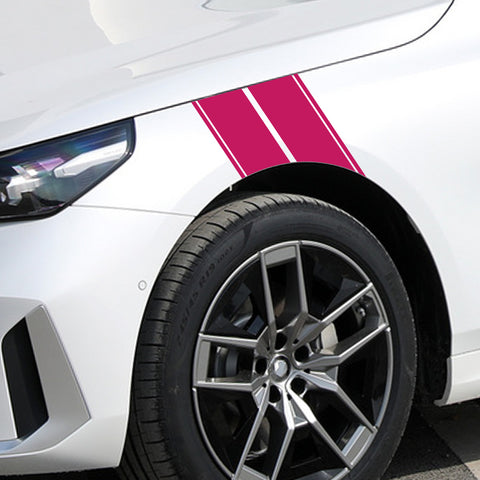 x xotic tech Fender Stripes Hash Marks KK Vinyl Decal Universal for Car Truck Sticker Racing Stripe 11"x23"