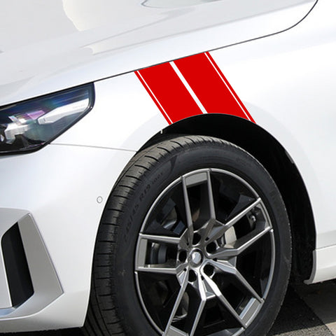 x xotic tech Fender Stripes Hash Marks KK Vinyl Decal Universal for Car Truck Sticker Racing Stripe 11"x23"