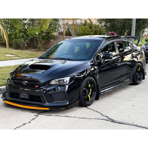 Xotic Tech Front Bumper Spoiler Splitter Diffuser Protector Detachable Middle Piece Replacement Compatible with Honda Accord Civic, Volkswagen MK5 MK6 MK7,Kia Optima,Mitsubishi Lancer