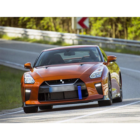 Blue / Black / Red JDM Style Tow Hole Adapter with Towing Strap for Nissan GT-R Infiniti Q50 Q60