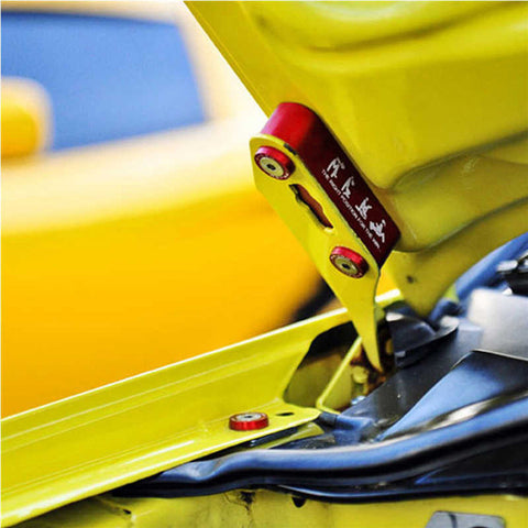 JDMPASSWORD Hood Vent Spacer Riser Kit For Honda Civic EK EF 88-00 Acura Integra