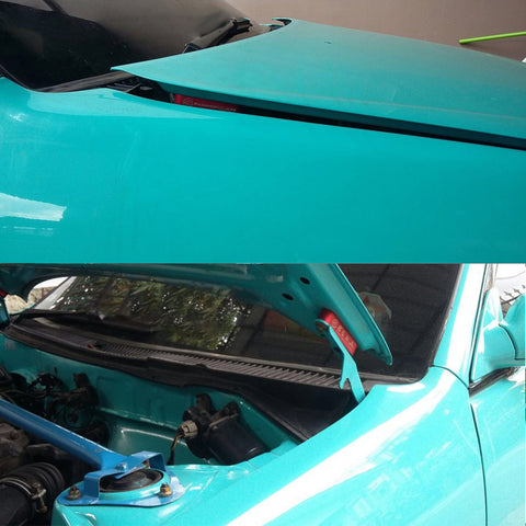 JDMPASSWORD Hood Vent Spacer Riser Kit For Honda Civic EK EF 88-00 Acura Integra