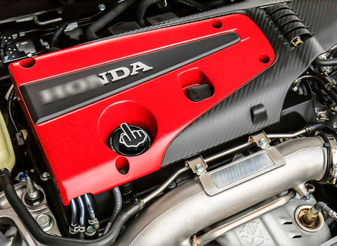 Car Fuel Oil Tank Cap+Hood Vent Spacer Risers For Honda Civic CRX Acura Integra