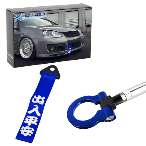 2Pcs JDM Front Bumper Towing Strap+Tow Hook For BMW F32 F15 i3 MINI F55 2014-up