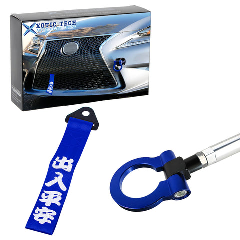 2Pcs Race Front Bumper Towing Strap+Tow Hook For Lexus RC RC200t RC300 2015-up