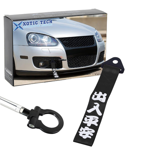 2Pcs JDM Front Bumper Towing Strap+Tow Hook For BMW F32 F15 i3 MINI F55 2014-up