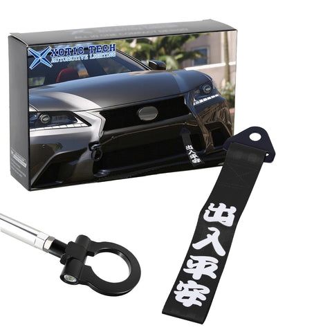 2Pcs Race Front Bumper Towing Strap+Tow Hook For Lexus RC RC200t RC300 2015-up