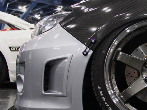 Bumper Fender Quick Release Fasteners+Rubber Bands O-Rings Replacement Clip Kits