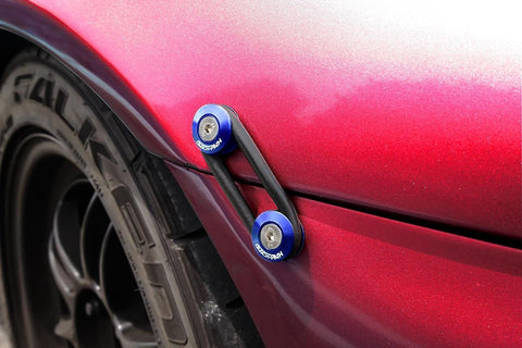 Bumper Fender Quick Release Fasteners+Rubber Bands O-Rings Replacement Clip Kits