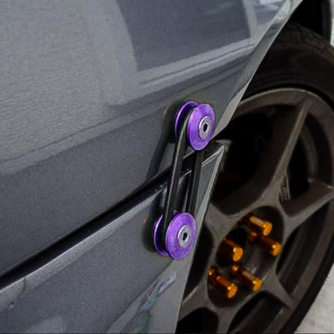 Bumper Fender Quick Release Fasteners+Rubber Bands O-Rings Replacement Clip Kits