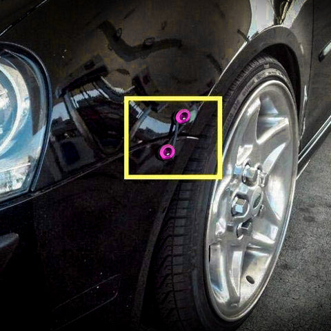 JDMPASSWORD Hood Vent Spacer Riser Kit For Honda Civic EK EF 88-00 Acura Integra