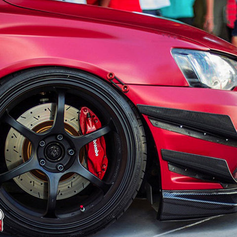 JDMPASSWORD Hood Vent Spacer Riser Kit For Honda Civic EK EF 88-00 Acura Integra