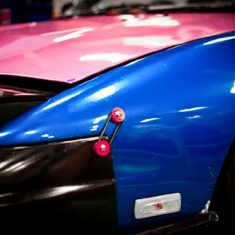 JDMPASSWORD Hood Vent Spacer Riser Kit For Honda Civic EK EF 88-00 Acura Integra