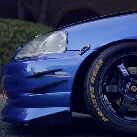 Bumper Fender Quick Release Fasteners+Rubber Bands O-Rings Replacement Clip Kits