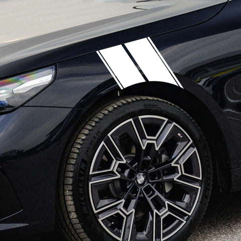 x xotic tech Fender Stripes Hash Marks KK Vinyl Decal Universal for Car Truck Sticker Racing Stripe 11"x23"