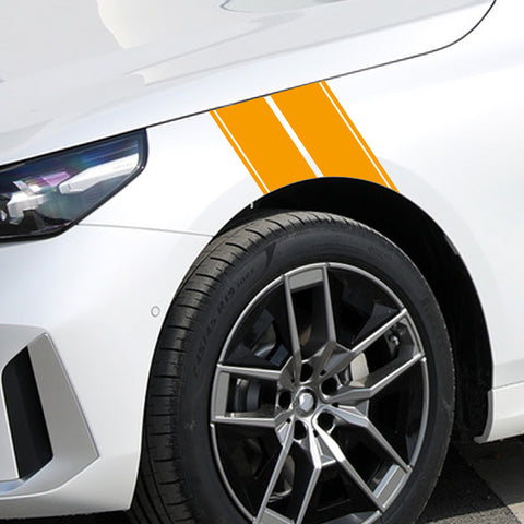 x xotic tech Fender Stripes Hash Marks KK Vinyl Decal Universal for Car Truck Sticker Racing Stripe 11"x23"