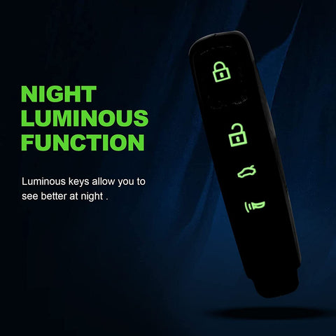 5-Button Carbon Fiber Texture Full Covered Remote Key Skin For Kia Seltos 2018+