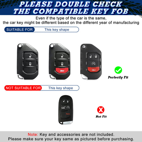 Sliver Soft TPU Anti-dust Remote Control Key Fob Cover w/Keychain For Jeep Wrangler 2018-21