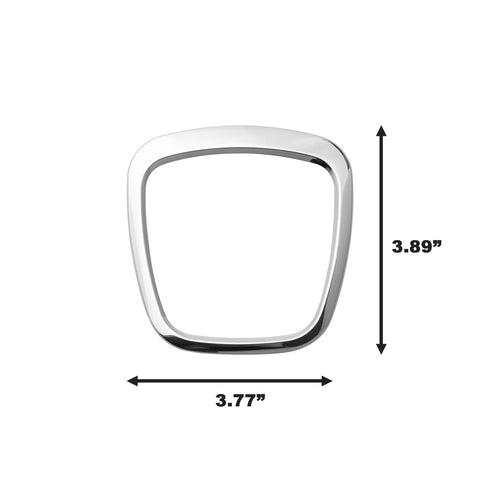 Steering Surrounding Ring Cover Trim, Aluminum Silver, Compatible with Audi A3 A4 A5 A6 A8 Q5 Q7