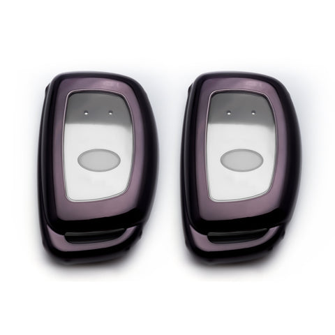 Blue / Black / Red Soft TPU Full Protection Remote Key Fob Case Cover for Hyundai Accent Santa Fe Elantra Tucson 3/4-Button Key