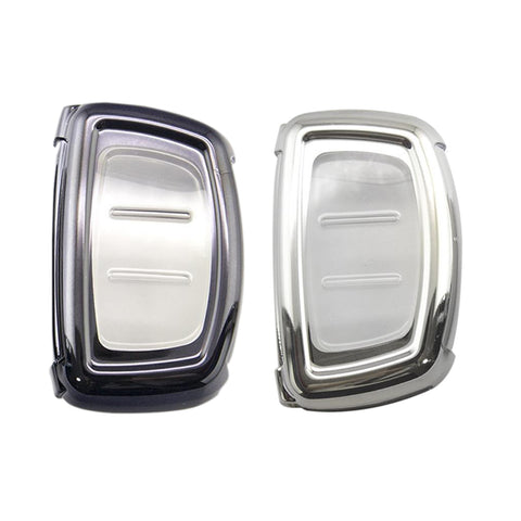 Full Cover Sport Black \ Silver \ Blue \ Red \ Gold \ Rose Gold TPU Key Fob Case For Hyundai Accent Santa Fe Elantra Tucson