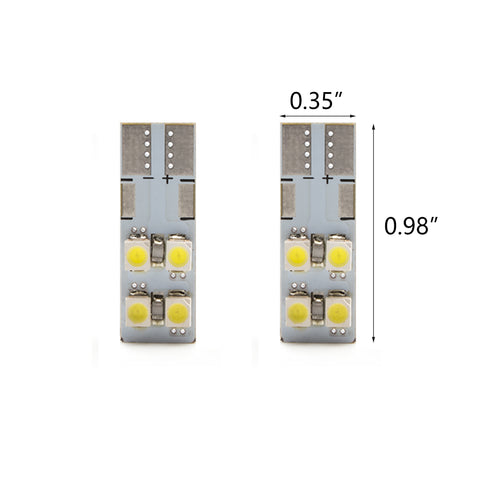 2008 - 2013 Audi B8 model A4 S4 10x-Light LED SMD Full Interior Lights Package Kit White \ Blue