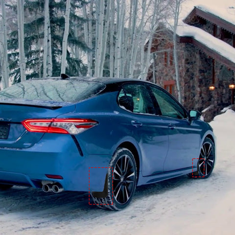 4Pcs For Toyota Camry L LE XLE Hybrid 18-24 Splash Guards Mud Flaps Mudguard Set