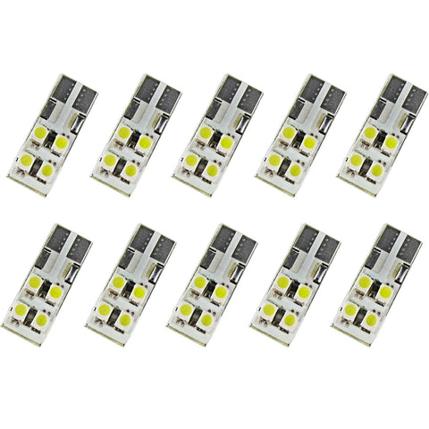 10X T10 White\ Blue LED Bulbs for Car Backup Reverse Parking Light 912 920 921 926 T15