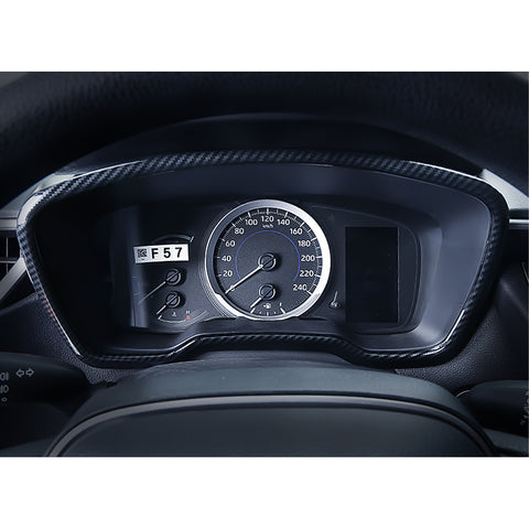 Carbon Fiber Texture Dashboard Instrument Cover Trim For Toyota Corolla 2020-23