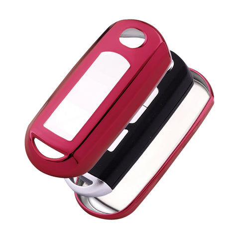 Red Soft TPU Full Seal Smart Key Fob Cover Holder For Mazda 2 3 5 6 CX-3 5 6 7 9