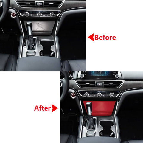 Sporty Red Cigarette Lighter Panel Cover Trim For Honda Accord 10th Gen 2018 2019 2020