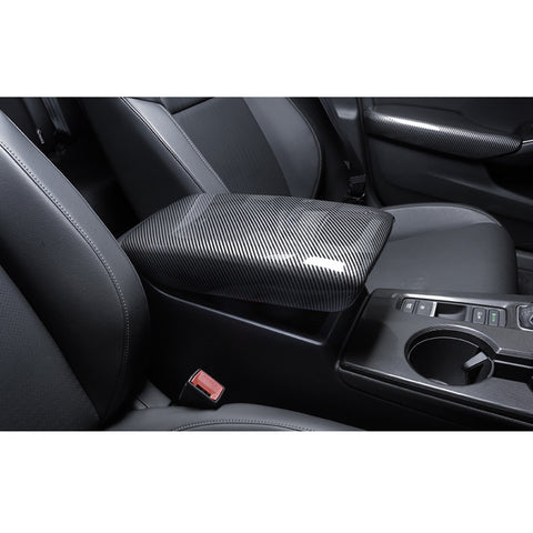 Carbon Fiber Style Center Storage Seat Box Panel Cover For 11th Gen Honda Civic