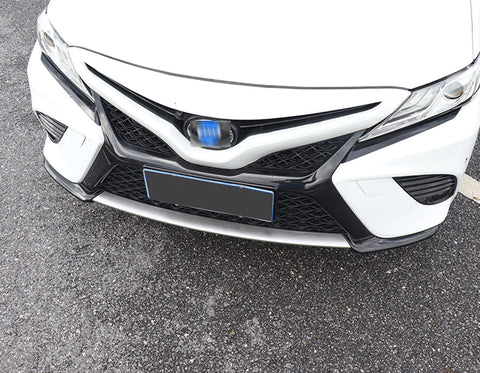 2pcs Black Front Bumper Corner Edge Guard Decor Cover For Toyota Camry 2018-2020