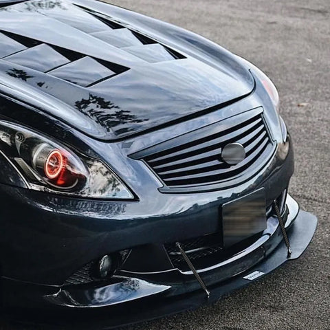 Carbon Fiber Pattern Car Bumper Lip Splitter Rod Support Stabilizer Bars 10"-13"