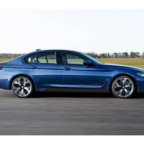 Carbon Fiber Texture Side Skirt Sill Sticker For BMW F10 F11 G30 F01 F02 E60 E61