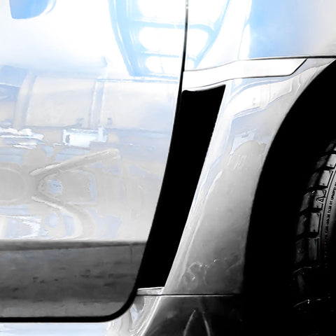 2pcs Matte Black Fender Side Vent Stickers Decor For Subaru WRX STI 2015-2021