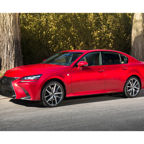 12x Chrome Blackout Delete Window Precut Wrap Cover Decal For Lexus GS350 GS450h