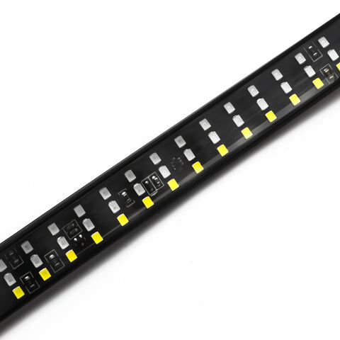 60" 5-Functions Triple Rows LED Tailgate Strip Light Bar - Sequential Turn Signal/Brake Light Strip/Running/Reverse/Double Flash for Trucks Trailer Pickup etc, No Drill Install