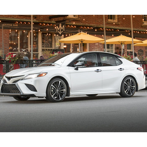 8x Gloss Black Side Door Handle Bowl Cover Decor Trim For Toyota Camry 2018-2024