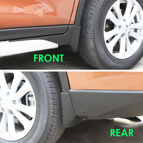 4X Front Rear Mud Flaps Kit Splash Guards Direct Fit For Nissan Rogue 2014-2020