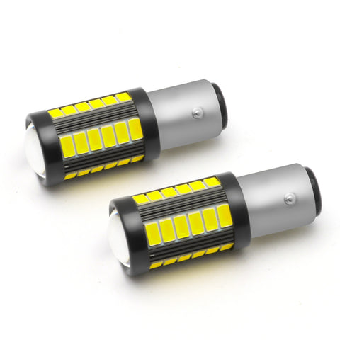 6000K White LED 1157 Backup Reverse Light Bulbs for Chevy Corvette C5 1997-2004