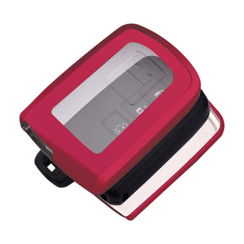 Red Remote Control Key Fob Cover For 4Runner Tacoma Tundra Camry 2/3/4 Button