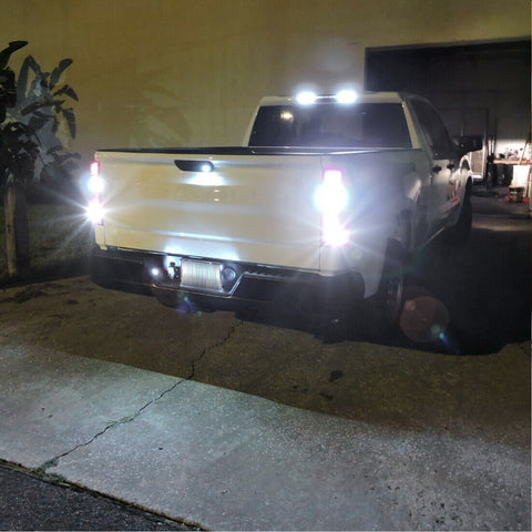 for GMC Sierra 1500 2500 LED High Mount Cargo License Plate Reverse Backup Light Kit Super Bright