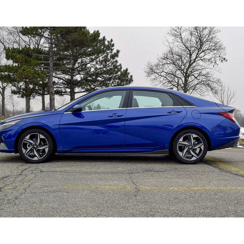 Car Lower Side Skirts Protect Rocker Panel Splitter Winglets Diffuser Bottom Line Extension Body Universal Fit Most Vehicles, 8Pcs/Set (Glossy Black) 85.8 Inch/2.18M