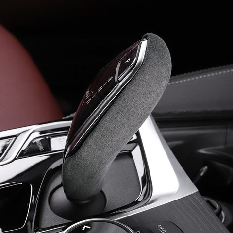 For BMW 5 7 series G32 X3 X4 2017+ Alcantara Suede Leather Gear Shift Knob Cover