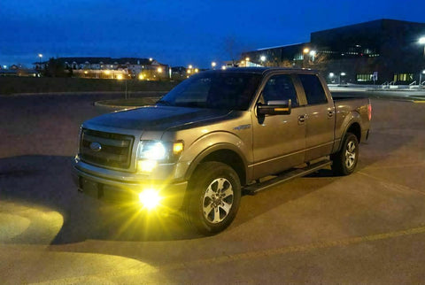 P13W Golden Yellow LED Fog Driving Light Bulbs DRL Fog Lights