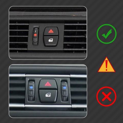 3Pcs Inner Real Carbon Fiber Center Dashboard Air Control Vent Outlet Cover Trim For BMW 5 Series F10 F11 F18 2011-17