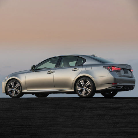 12x Chrome Blackout Delete Window Precut Wrap Cover Decal For Lexus GS350 GS450h