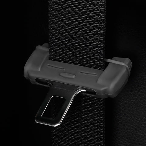 2PCS Black Interior Car Seat Belt Buckle Clip Cover Sleeve Universal for Cars